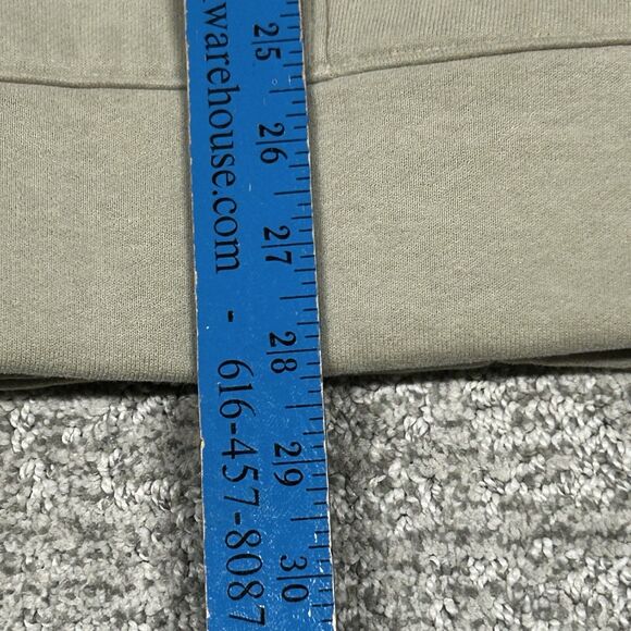 Fundamental Coast Zip Front Kelly Vest Womens Medium Sweatshirt Shawl Collar Tan - Picture 9 of 9